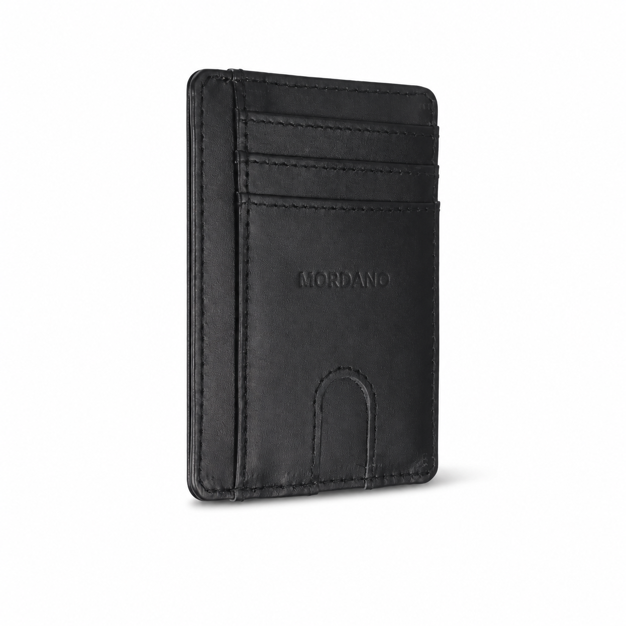 Mordano Genuine Leather Card Holder | Slim RFID Blocking Business Credit Case