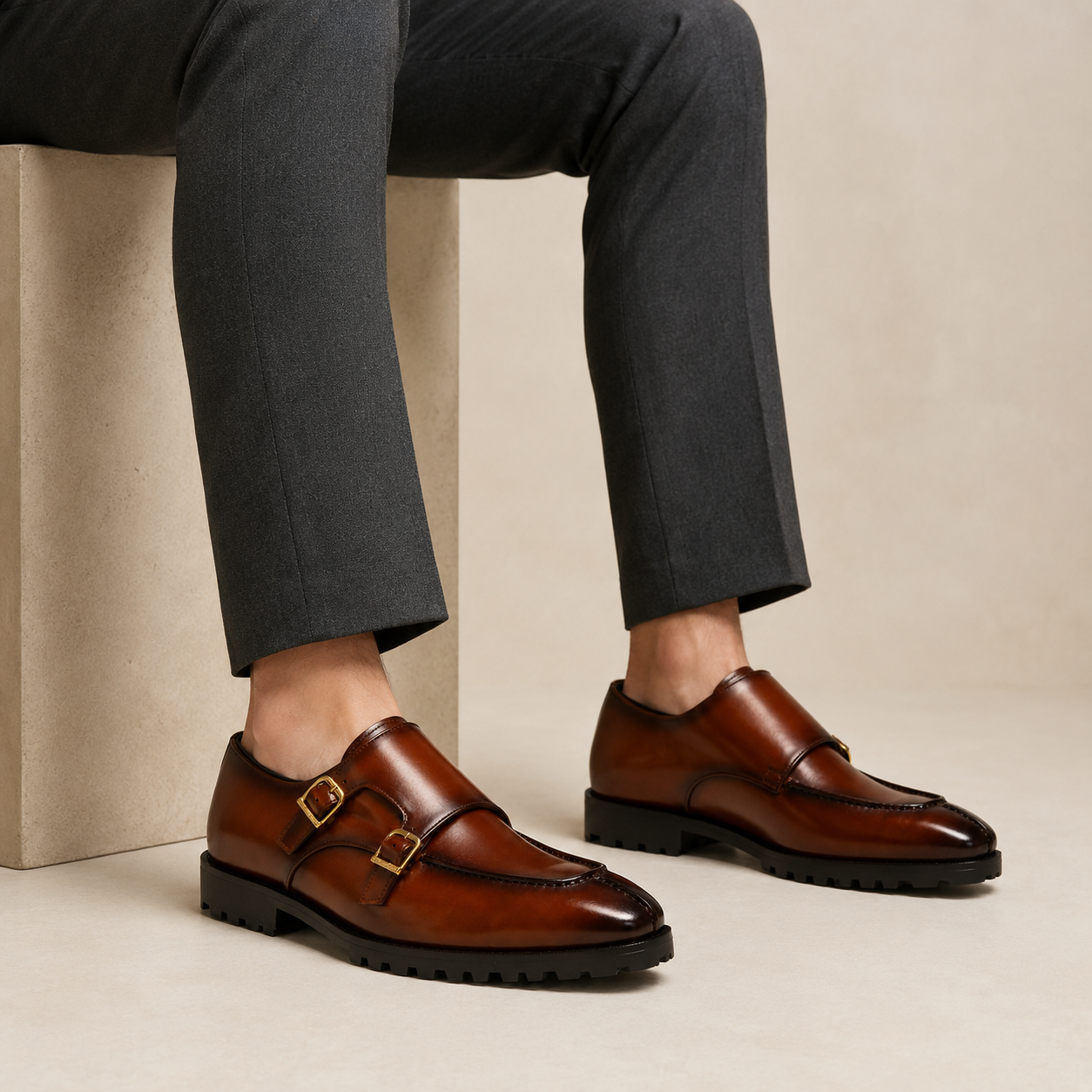 AURIC MONK STRAP MEN'S FORMAL